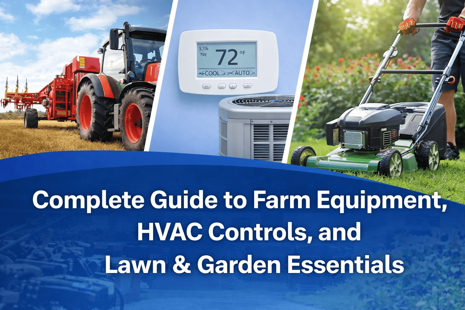 Read more about the article Complete Guide to Farm Equipment, HVAC Controls, and Lawn & Garden Essentials